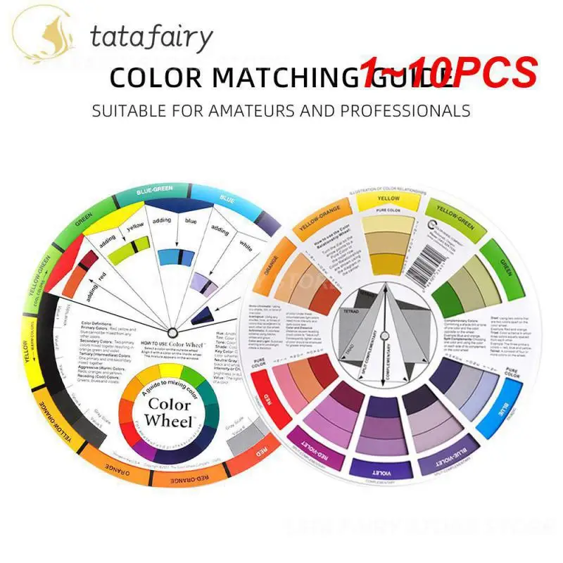 1 ~ 10 шт. колесо для цветной бумажной карты трехуровневый дизайн руководство