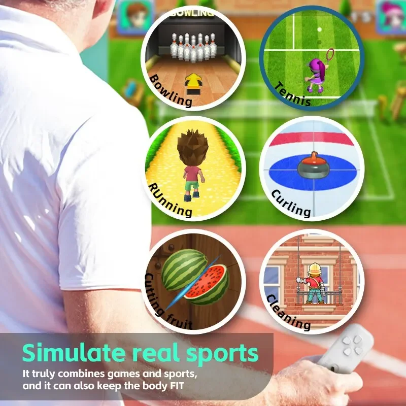 Игровая консоль DATA FROG беспроводная с датчиком движения 2 4 ГГц 1000 игр