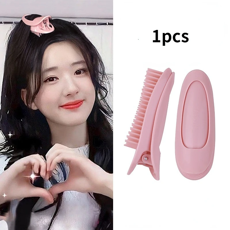 

Sdotter челки корни волос пушистые ленивые заколки для волос Ролики для волос верхняя искусственная челка вьющиеся бочки зажимы Инструменты для укладки