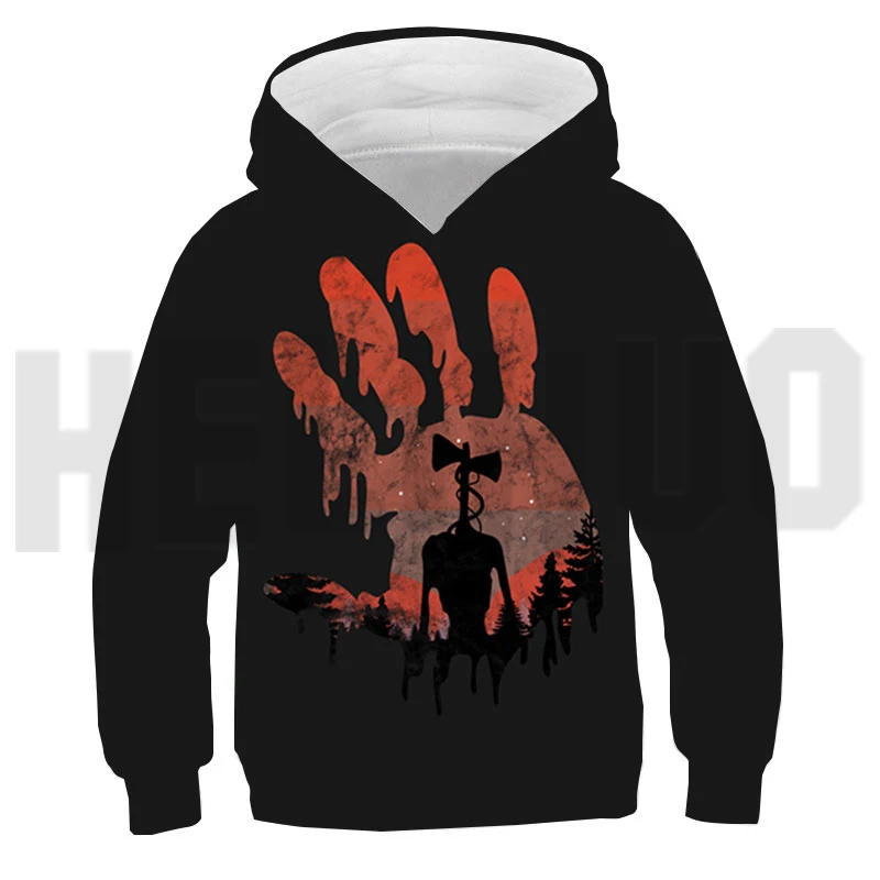 

Kids Hoodies Game Siren Head 3d Hoodie Sweatshirt Boys/girls Funny Harajuku Hoodie Pullover Streetwear Tops Children Streetwear