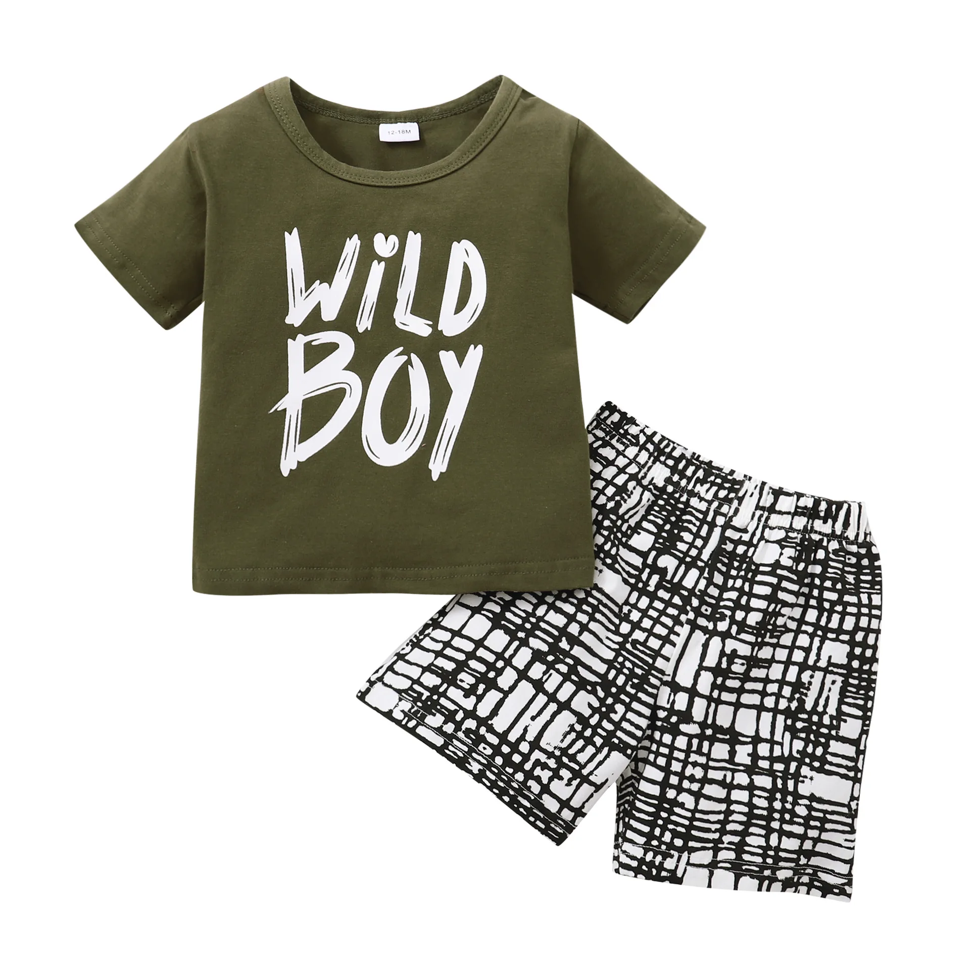 

Kids Tracksuits for Boys 4 to 5 Years Letter Printed T-shirts Tops and Shorts Two Piece Boutique Outfits Children Bebes Clothing