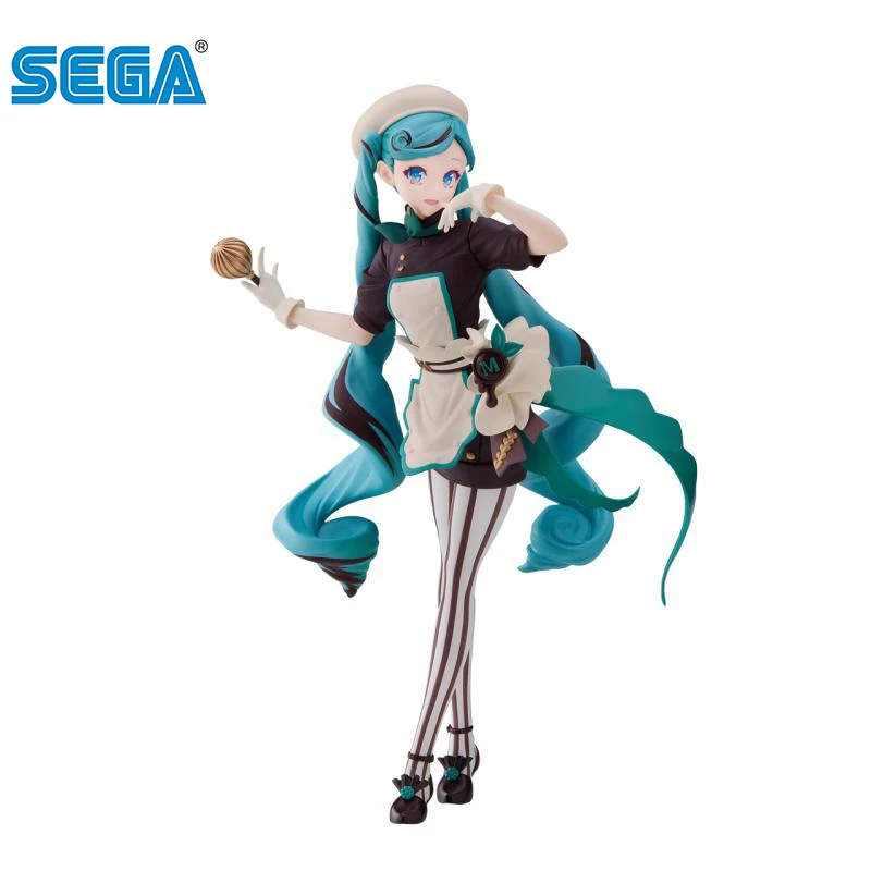 

Original Sega Vocaloid Hatsune Miku Pastry Maker Anime Action Figure Pvc Collection Model Children Toy for Gifts