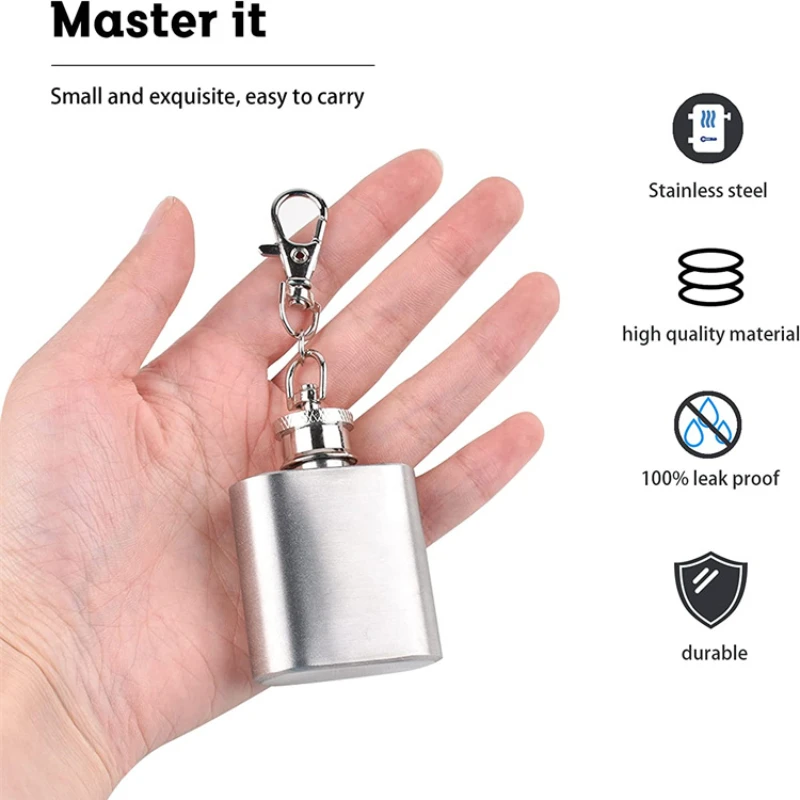 1 унция с воронкой высококачественный горшок для вина виски фляжка из