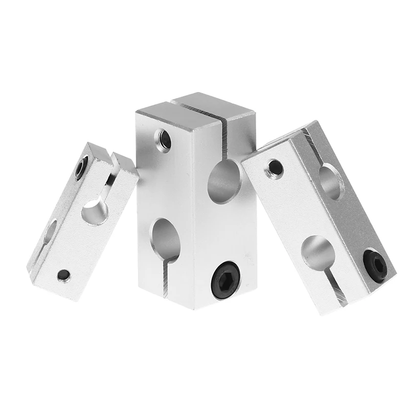 

Pillar Fixing Clamp Vertical Fixed Diameter Fastening Aluminum Alloy Optical Axis Cross Block Steel Pipe Fixing Bracket Connecti