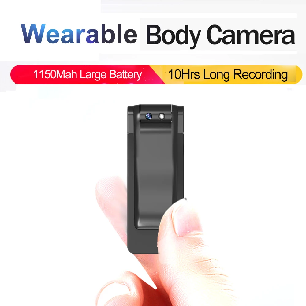 

Mini Camera 12MP Super 180 Rotating 1080P FHD DVR DV HD Cam Night Vision Detection Body Worn Camcorder Video Voice Recorder
