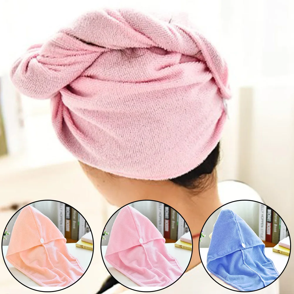 

Quick Dry Dry Hair Cap Towel Soft Towel Bath Shower Cap Coral Fleece Dry Bonnet Dry Hair Cap Dry Hair Towel Female
