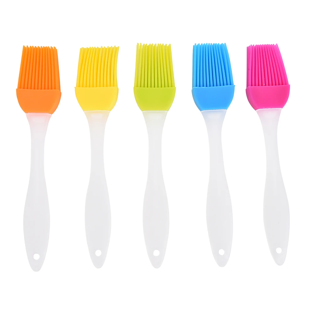 

Silicone Oil Brush Grill Brush Chef Brush Pastry Oil Cooking Smear BBQ Brush Tool Home Party Baking Pan Oil Brush Kitchen Brush