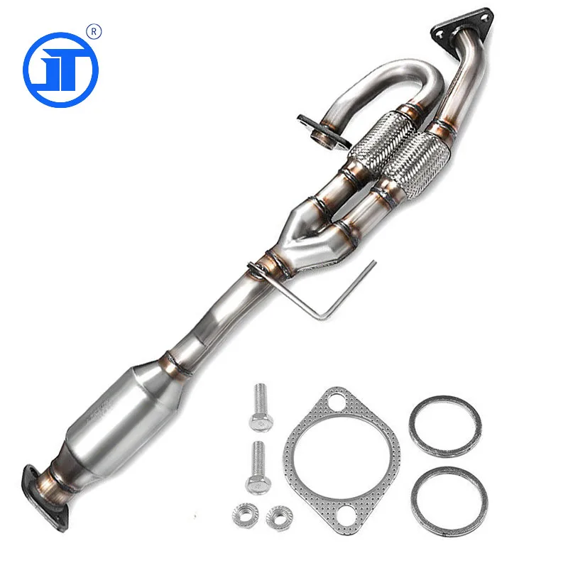 

For Nissan Murano 3.5L 2003-2007 Rear Exhaust Flex Y Pipe Catalytic Converter