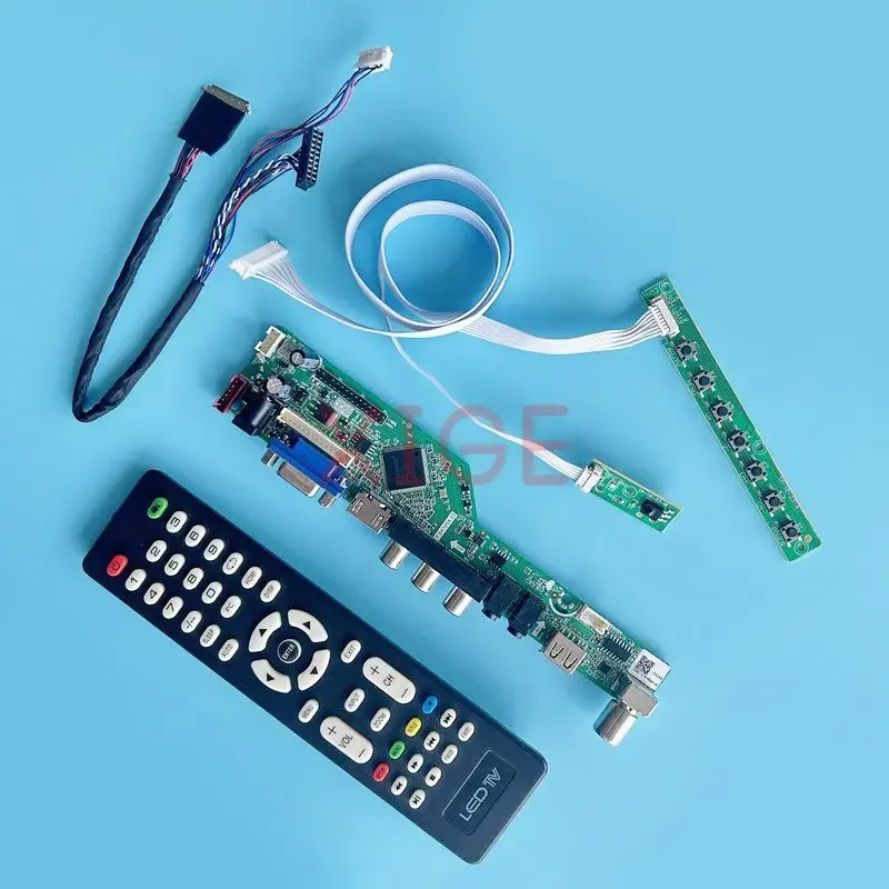 Плата драйвера контроллера дисплея подходит для LP140WD1 LP140WD2 40-контактный LVDS VGA + HDMI