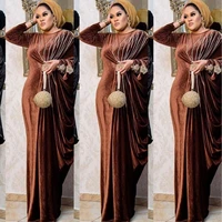 wepbel loose dress abaya muslim dress for women o neck ramadan islamic clothing robe abaya caftan solid color turkey kaftan