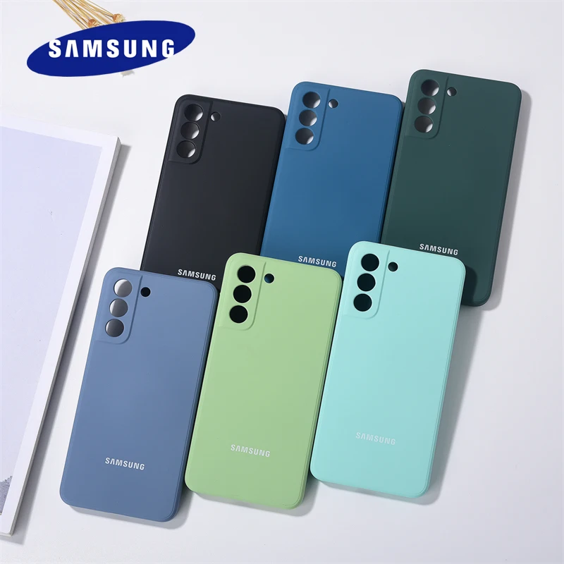 Чехол S21FE Оригинальный Для Samsung Galaxy S21 FE S21 Ultra Plus 5G шелковистый силиконовый чехол высокого качества мягкая на ощупь защитная задняя камера