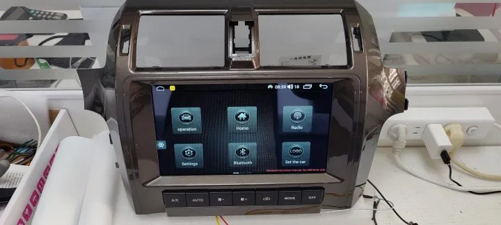 Для Lexus GX GX400 GX460 2010-2017 Android 13 Автомобильный радиоприемник 2Din Стереоприемник