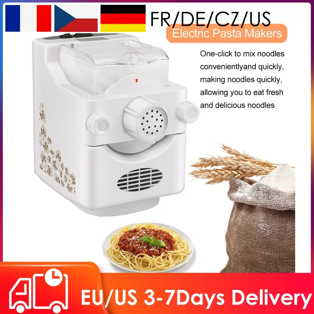 

Home Automatic Electric Noodle Machine Pasta Pressing Machine Vegetable Dumplings Leather 220/110V 180W Dough Roller Machine