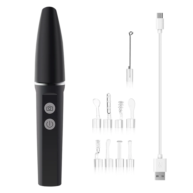 

3.9Mm Otoscope Mini Inspection Camera Wifi Visual Ear Endoscope Health Spoon Cleaning Tools