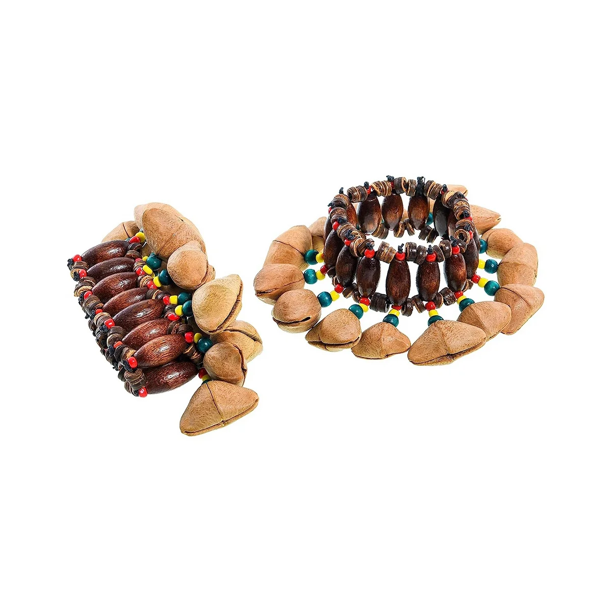 2 шт. браслеты из семян ракушек для танцев йоги медитации звуковой терапии