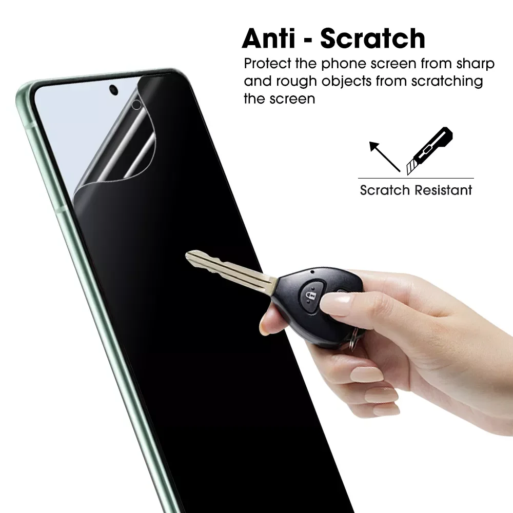 For Samsung Galaxy S20 S21 S22 Ultra Plus 5G Anti-glare Film Privacy Screen Protector S10 S10E S9 S8 Plus Anti-spy Hydrogel Film