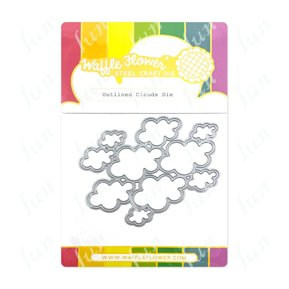 

Outlined Clouds Cutting Dies 2022 New Die Cuts Mold Craft Scrapbooking Decoration Embossing Template Diy Greeting Card Making