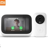 original xiaomi ai touch screen bluetooth compatible 5 0 speaker digital display alarm clock wifi smart connection mi speaker