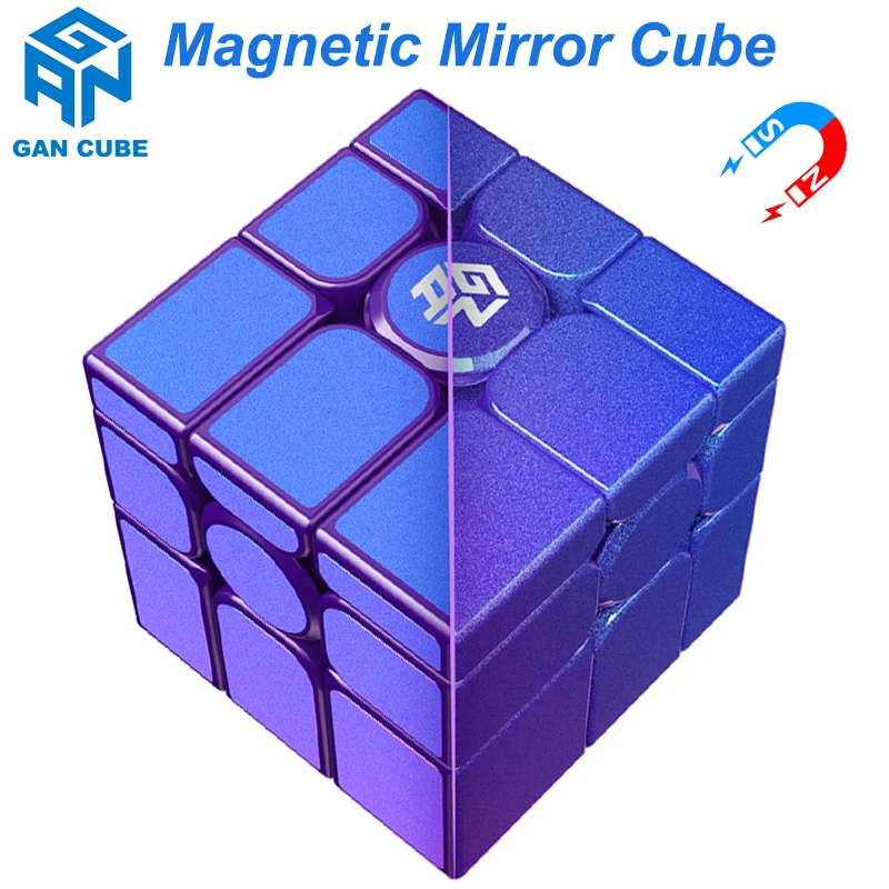 

GAN Mirror M UV Coated Magnetic Magic Cube 3X3X3 3x3 Professional Speed Puzzle Fidget Children's Toy Special Magnet Cubo Magico