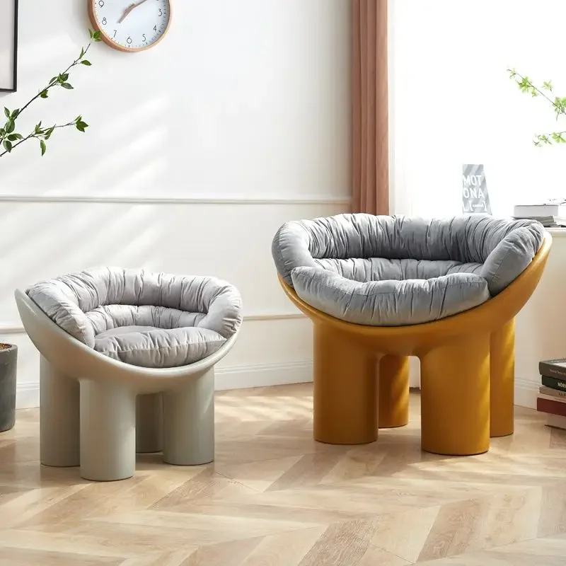 Nordic creative chair elephant leg lazy ins leisure sofa stool modern simple balcony shoe changing