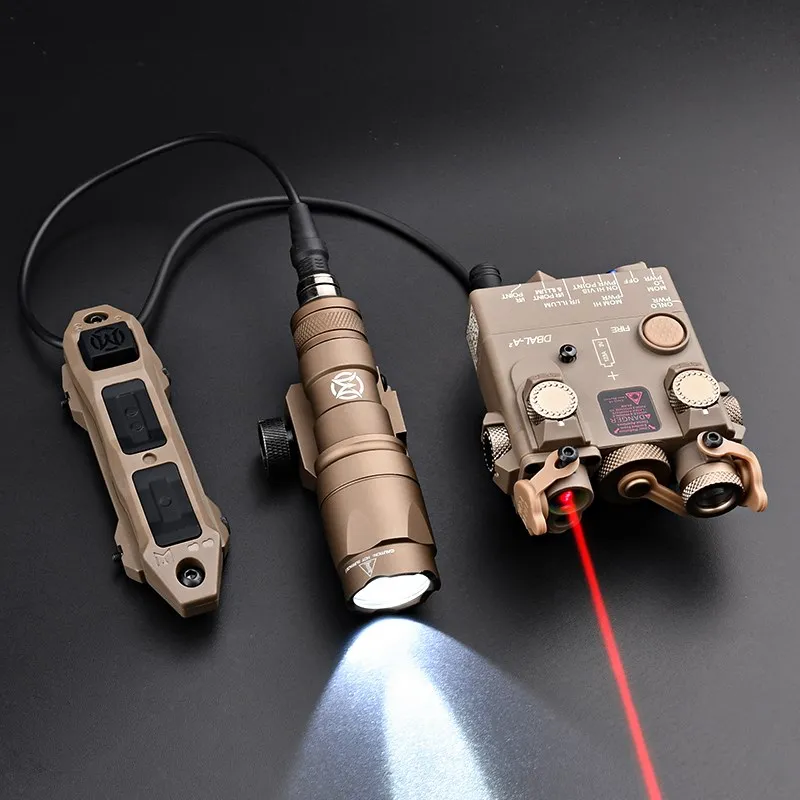 Полнофункциональный фонарь с красной точкой синим и зеленым ик лазерным