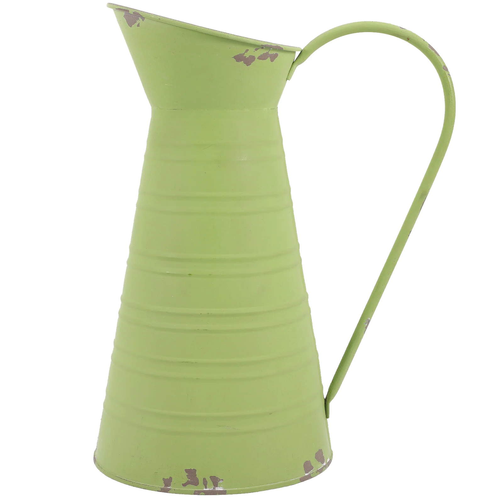 

Vase Flower Jug Pitcher Vintage Tin Flowers Vases Metal Jugs Dried Farmhouse Bucket Shabby Chic Galvanized Floral Kitchen Holder