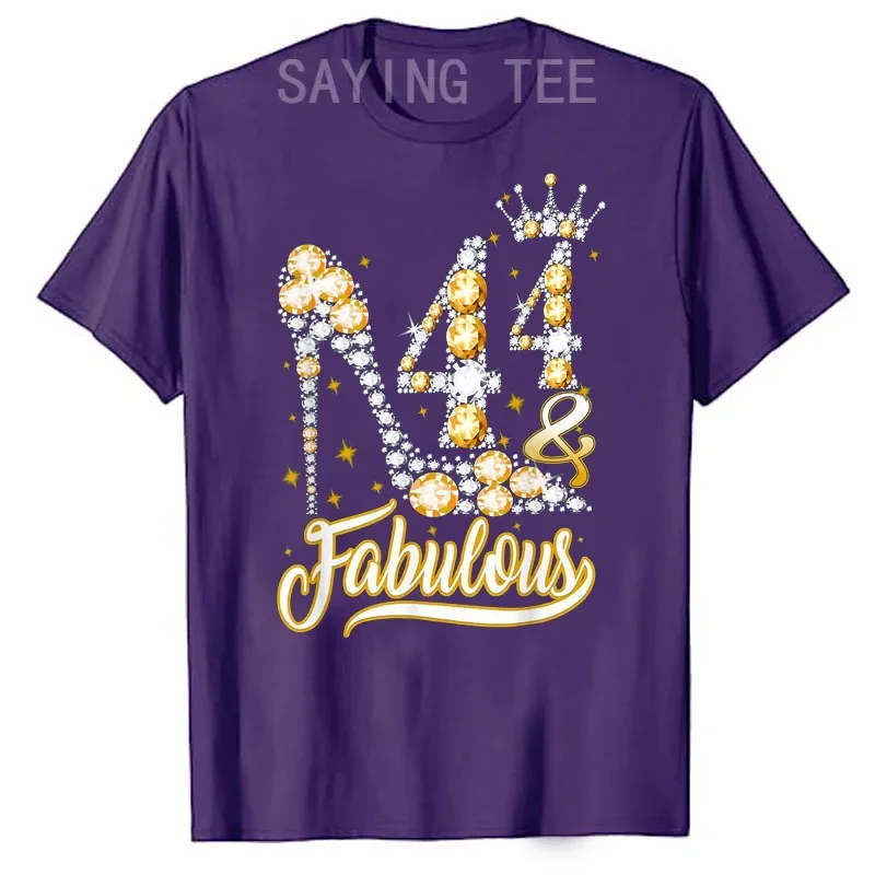 Футболка Cheers To 44 лет Happy 44th Birthday Queen Drink Wine женская мода и потрясающие футболки