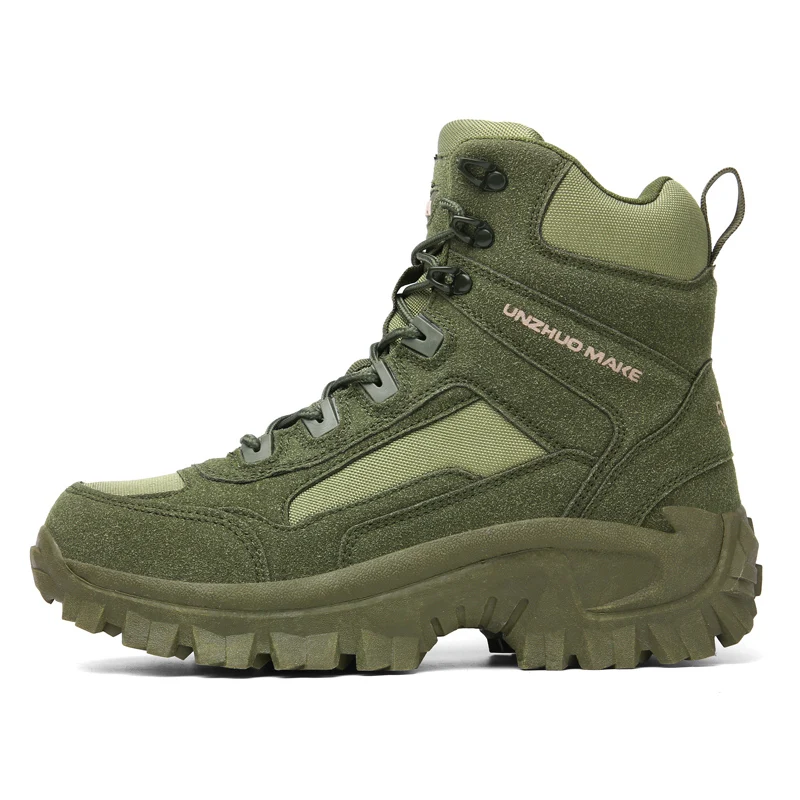 2022 Outdoor Military Tactical Boots for Men Combat Army Boot Top Quality Trekking Hiking Shoes Men Hunting Boots Big Size 39-46
