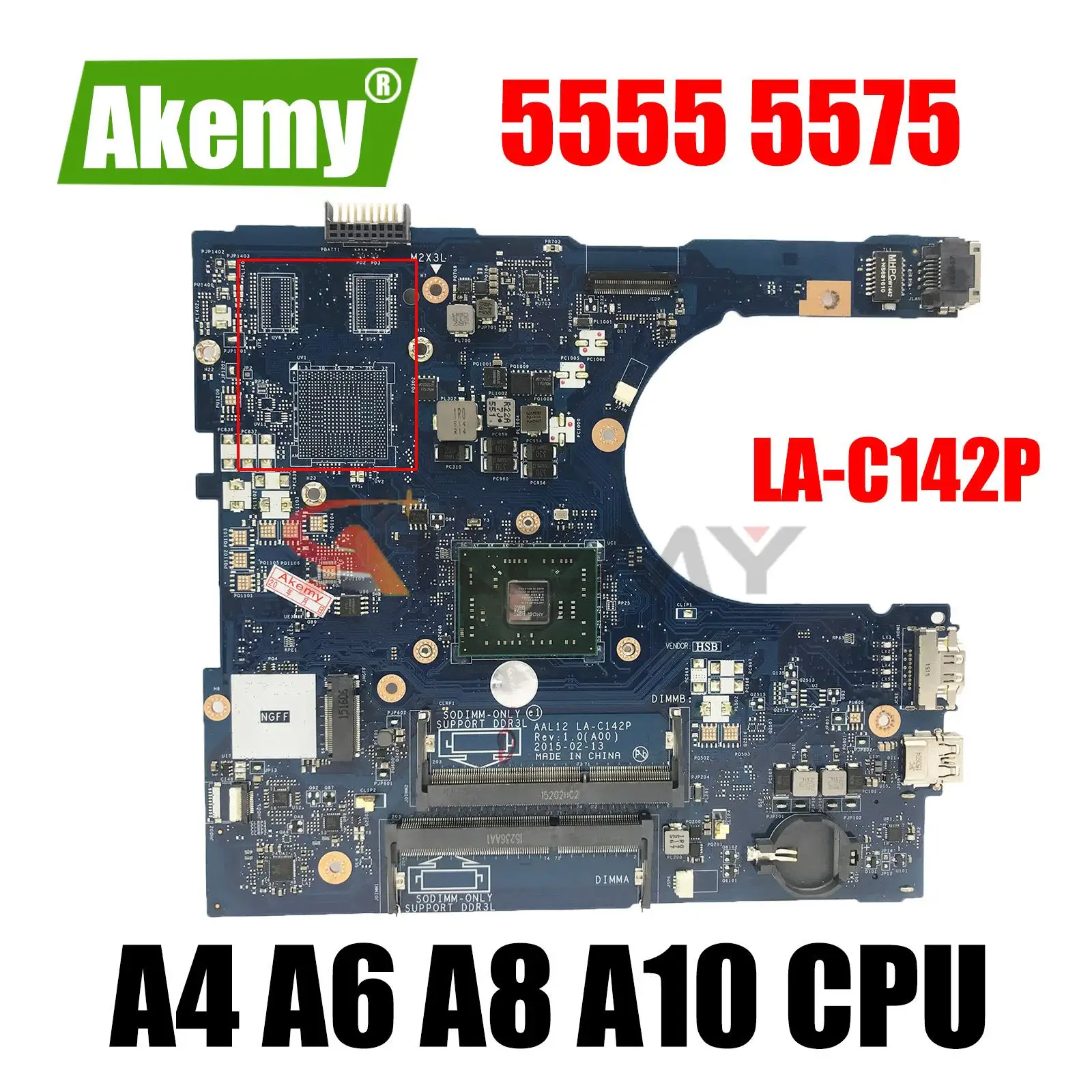 Материнская плата для ноутбука dell INSPIRON 5555