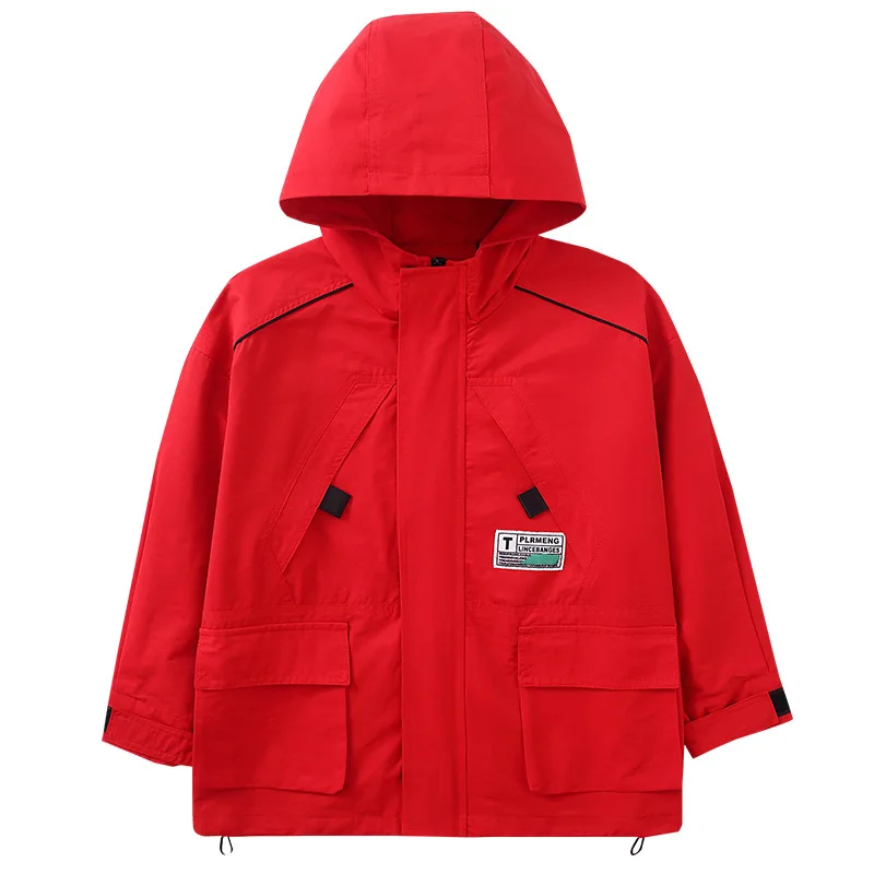Пальто для мальчиков куртка хлопковая верхняя одежда ветровка весенне-осеннее
