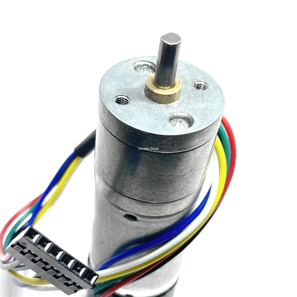 Мотор-редуктор постоянного тока JGA25-370 кодер холла измерение скорости токовый