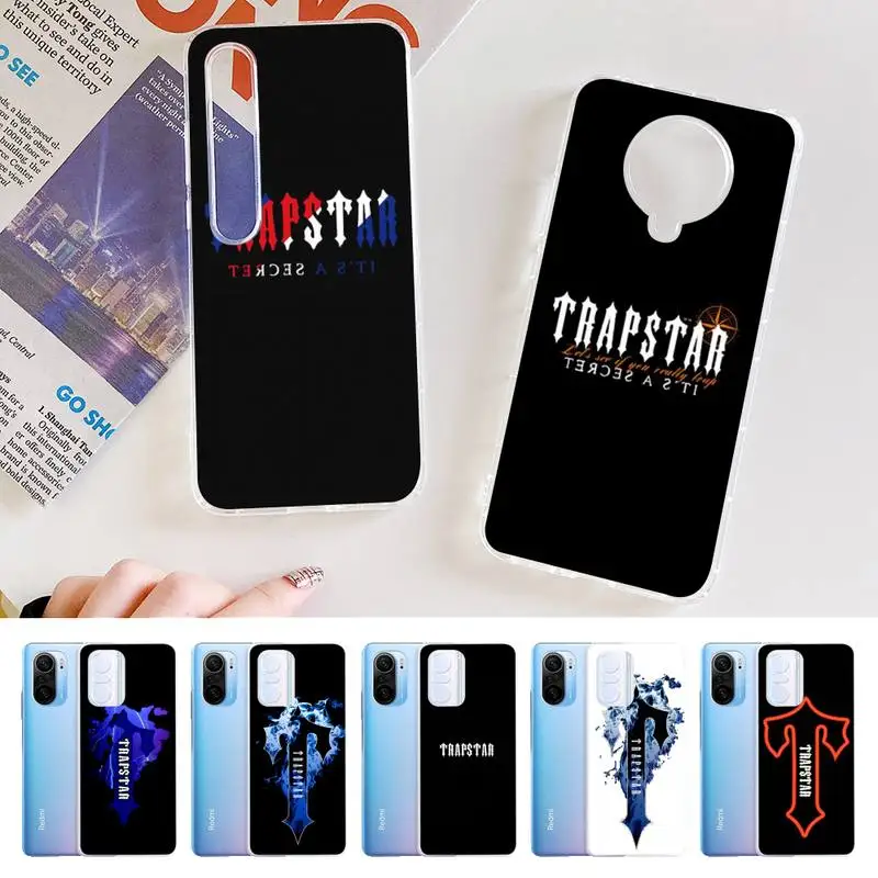 

Trapstar Phone Case for Samsung S21 A10 for Redmi Note 7 9 for Huawei P30Pro Honor 8X 10i cover