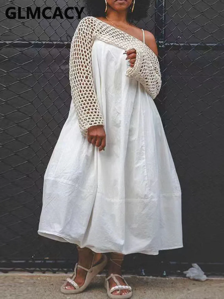 

Women's Sweater Shawl Dress Two-Piece Set