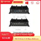 Промышленные безвентиляторный мини-ПК Intel Core i5 10210U i3 7167U 6 Lan брандмауэр маршрутизатор Pfsense сервер 2 * RS232 4 * USB3.0 HD 4G3G AES-NI