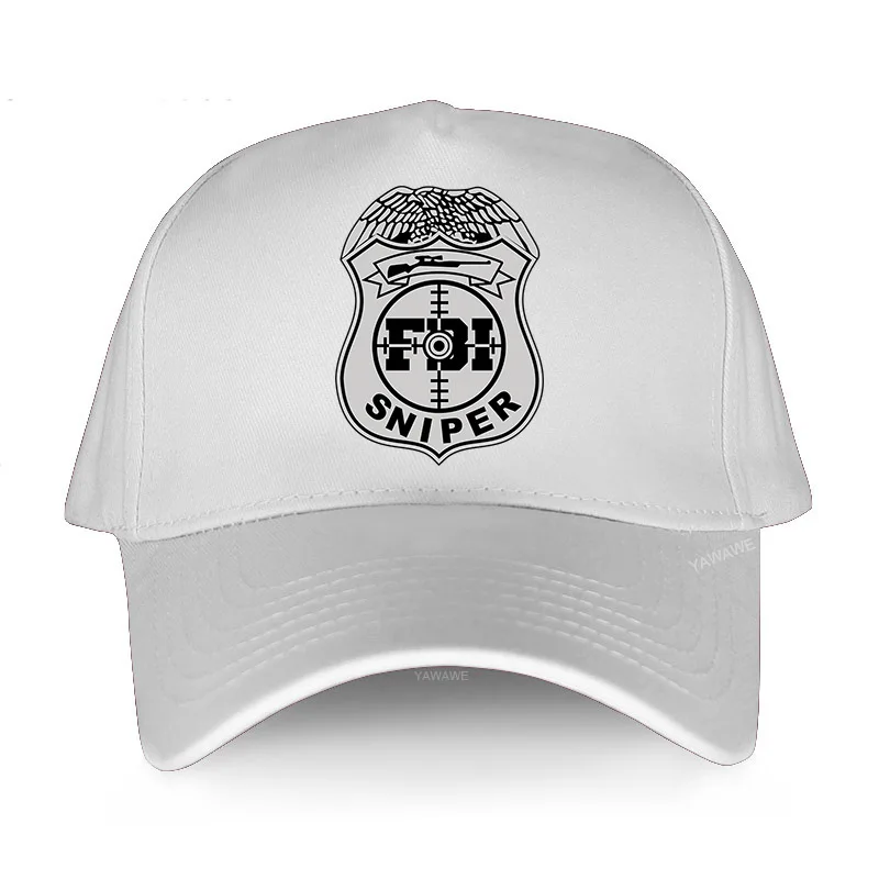 New arrived short visor hat men luxury brand Summer caps FBI SNIPER TEAM Unisex Outdoor Baseball cap Sports Snapback Running Hat
