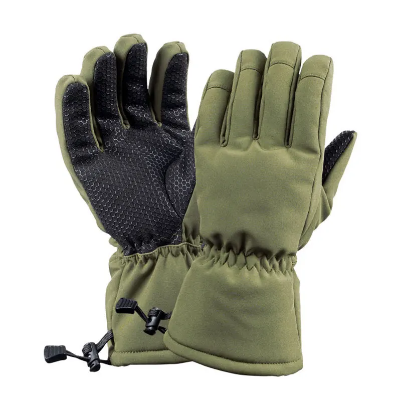 

Зимние теплые перчатки, Нескользящие мужские плюшевые лыжные ветрозащитные камуфляжные перчатки для верховой езды, новинка 2022