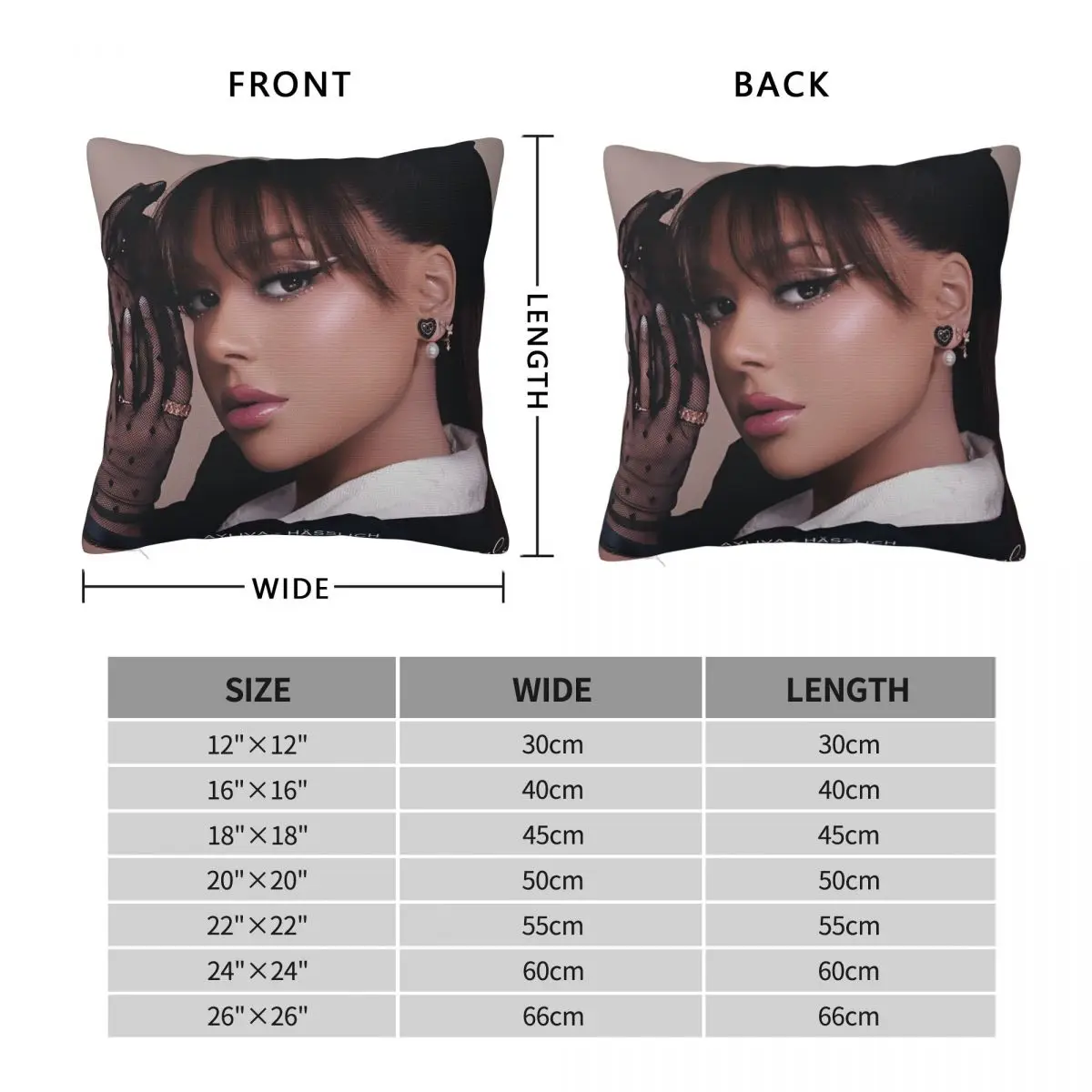 Ayliva In Liebe Tour 2024 наволочка для концерта мягкая женская декоративная подушка чехол