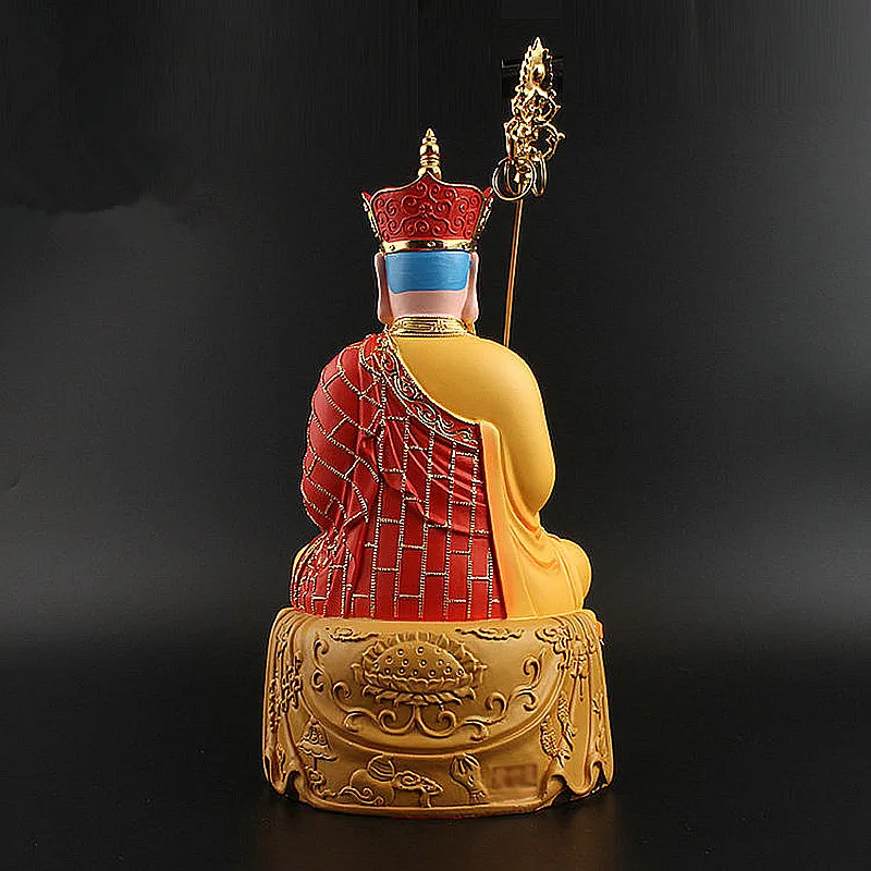 32x17 см позолоченная сверхбольшая статуя кситигарбхи Будды подметальная Подвеска