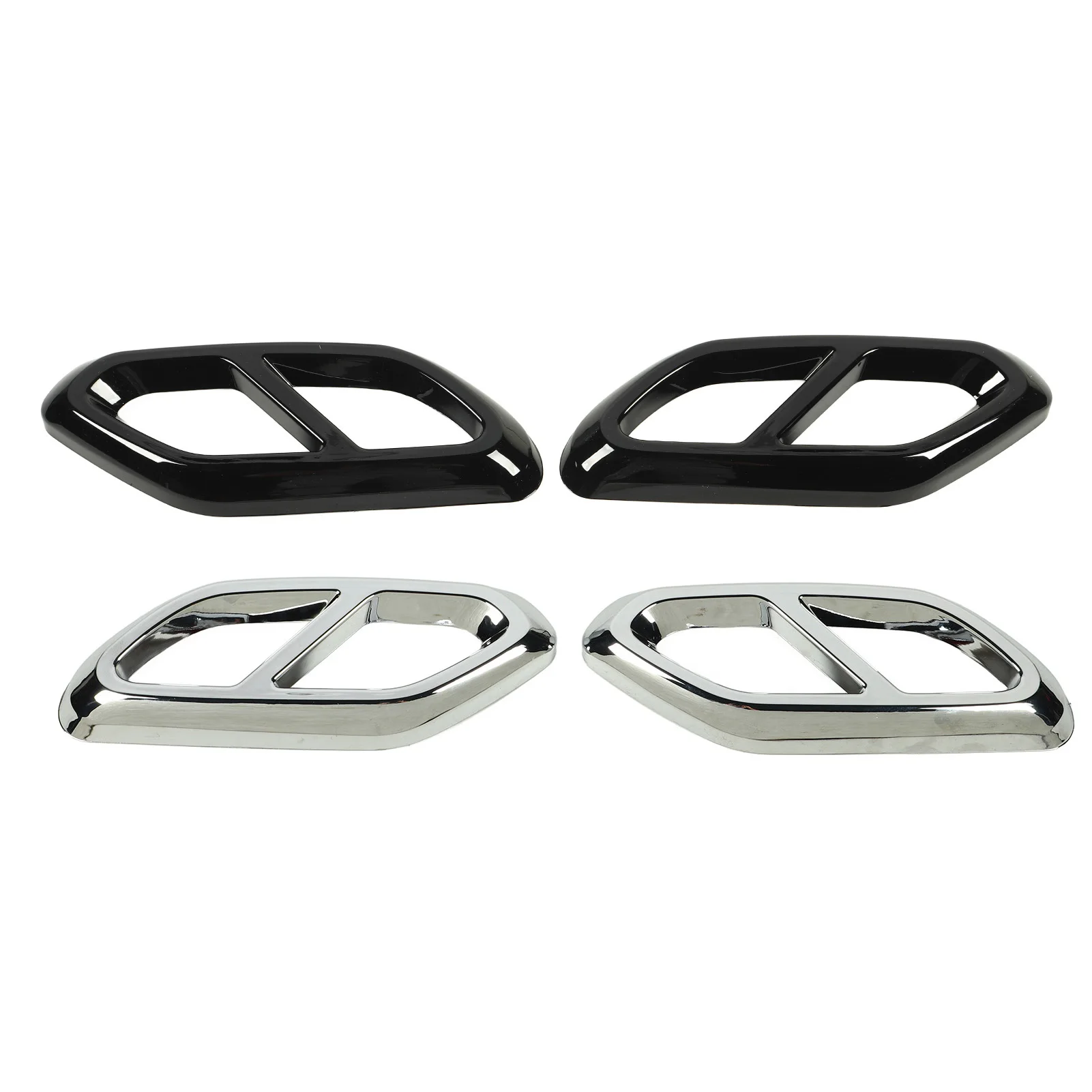 1 пара крышки глушителя выхлопной трубы декоративная сильная защита крышка