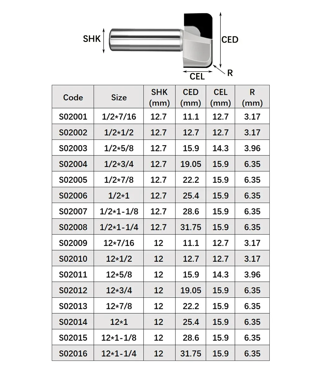 PCD двойная дуга круглая Нижняя Чистящая насадка Алмазный деревообрабатывающий