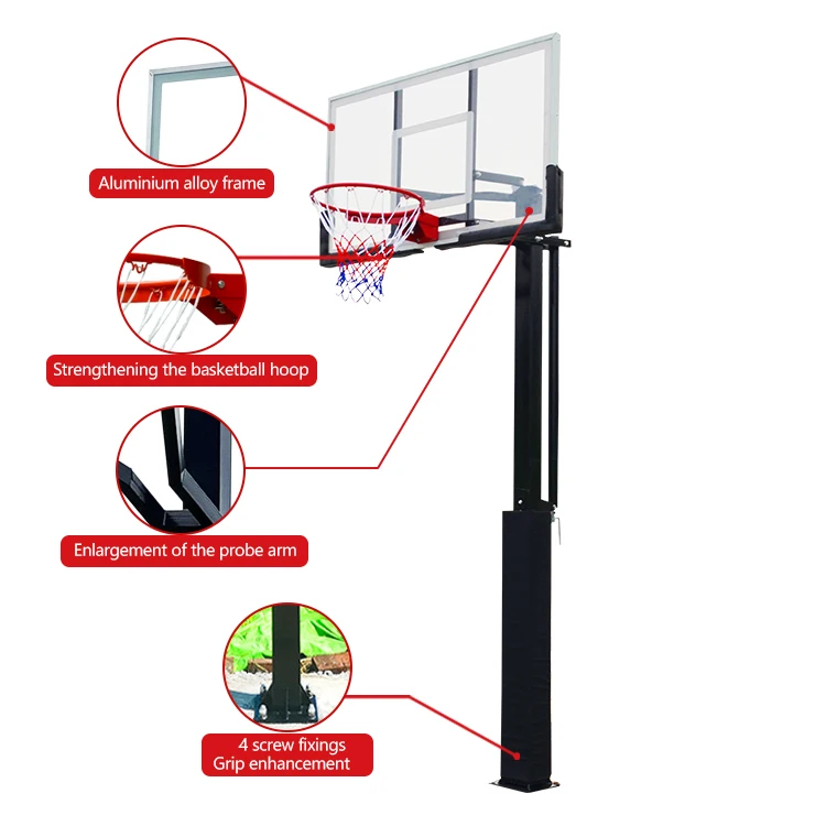 Профессиональный стандартный размер подставка для баскетбольного кольца