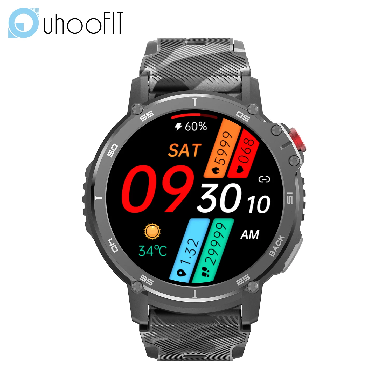 Городские Военные Умные Часы С Bluetooth-вызовом Фитнес-трекер Водонепроницаемые 3