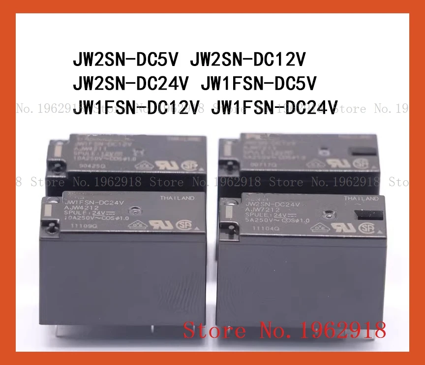 JW2SN-DC5V JW2SN-DC12V JW2SN-DC24V JW1FSN-DC5V JW1FSN-DC12V JW1FSN-DC24V