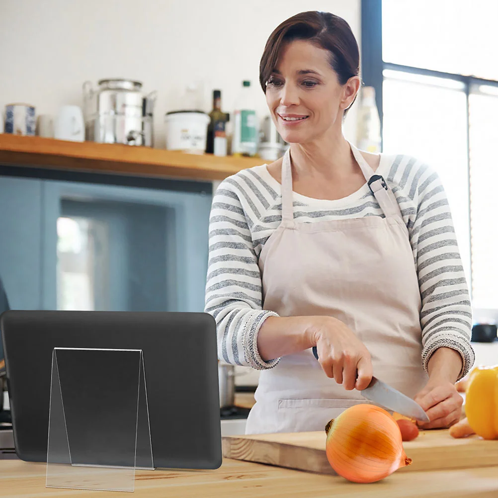 5 шт. стеллаж для выставки товаров книг книжная полка прозрачный акриловый