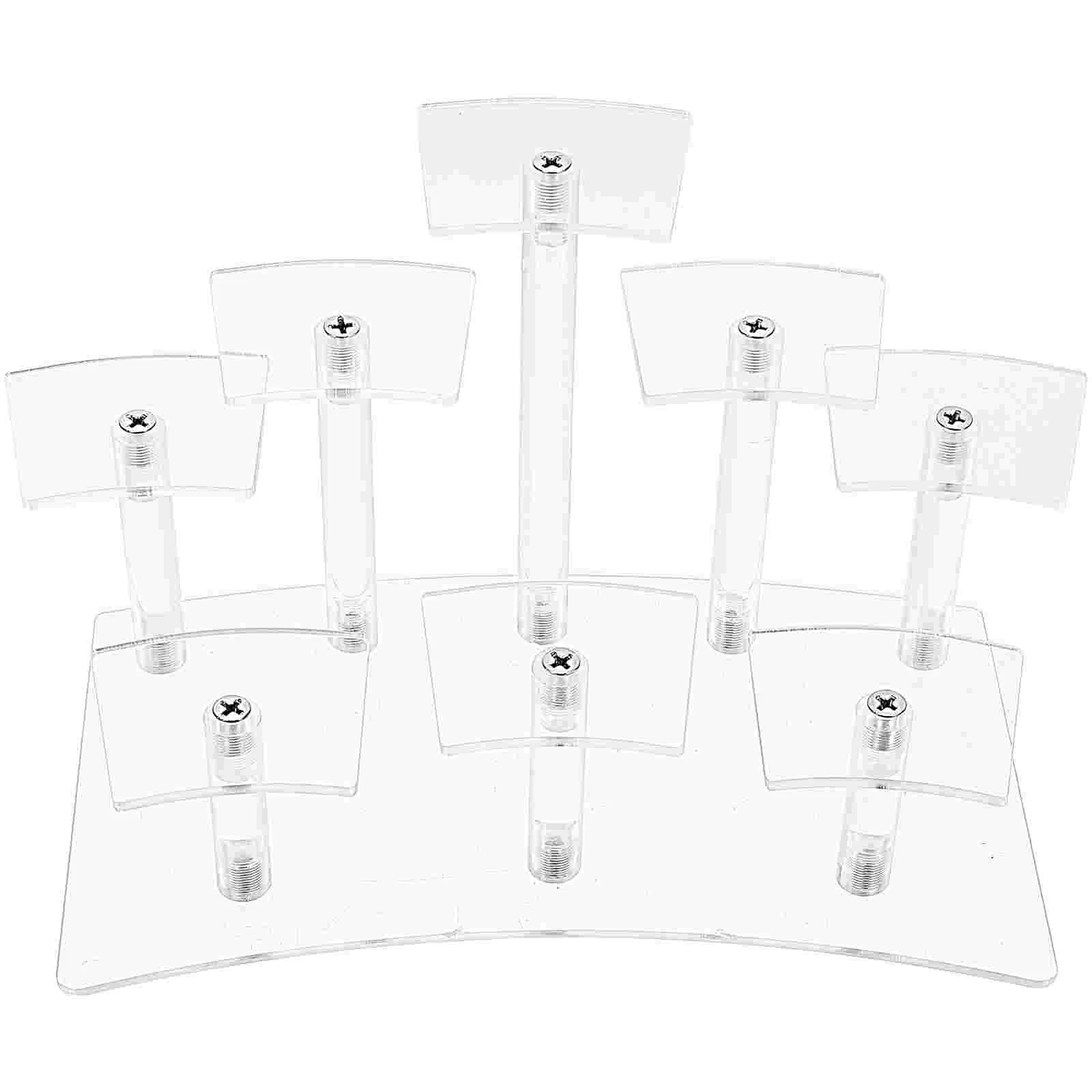 

Display Stand Rackfigurine Tray Jewelry Storage Models Riser Holder Acrylic Risers Organizer Shelf Ornaments Platedish
