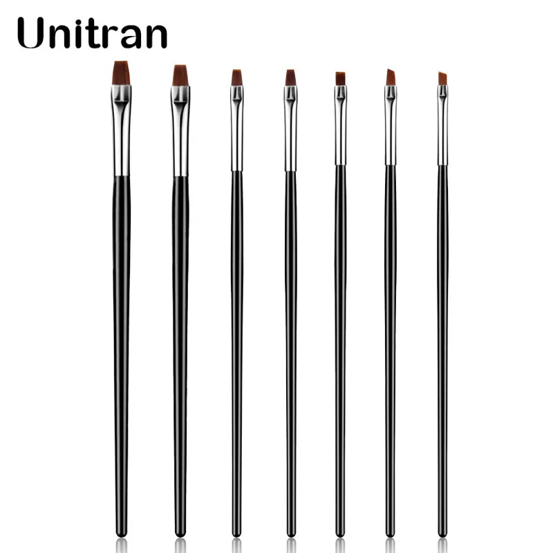 

Unitran 7 шт./компл. кисти для дизайна ногтей для длинных линий