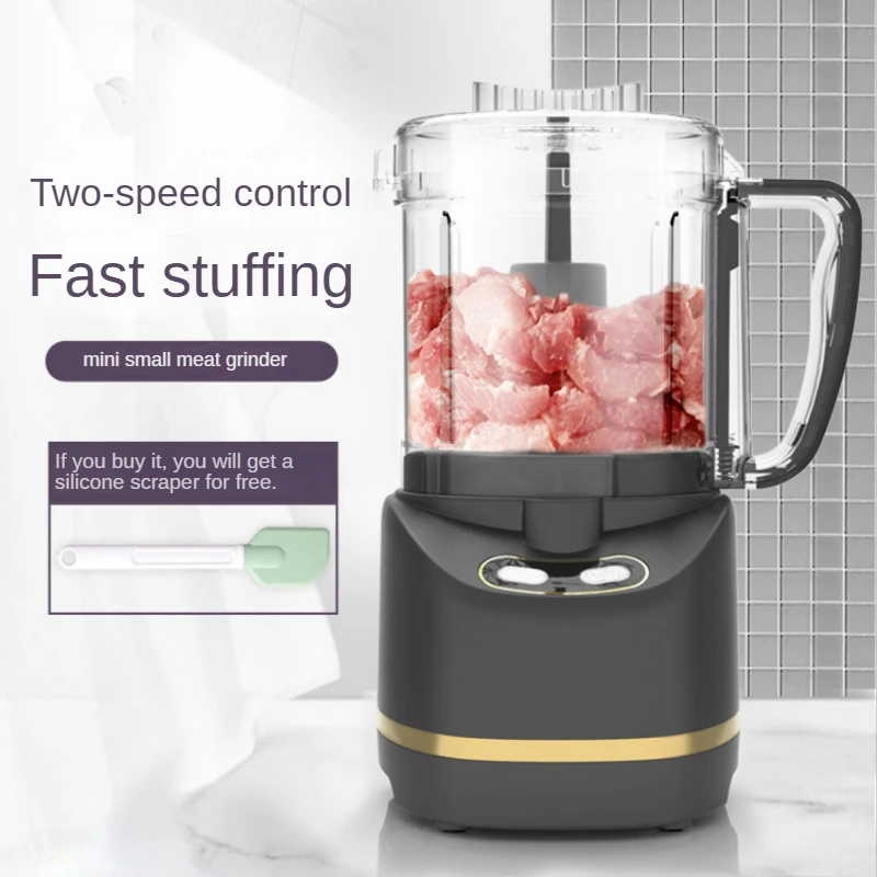 Meat mincer household automatic small stainless steel multi - functional mini dumpling shredding and chopping blender
