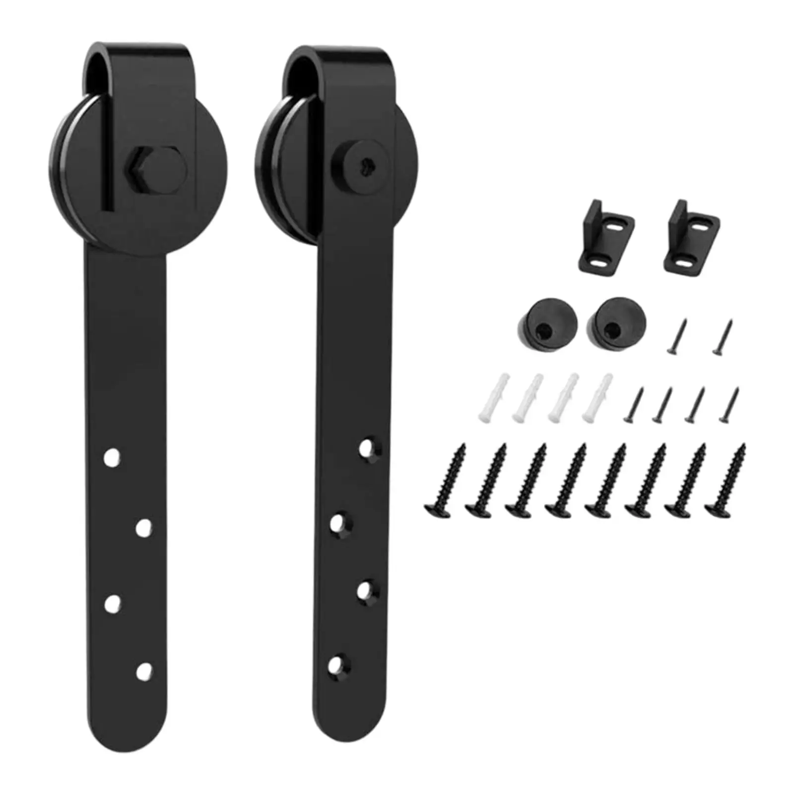 

Sliding Barn Door Hardware Kit for Balcony Easy Installation Heavy Duty