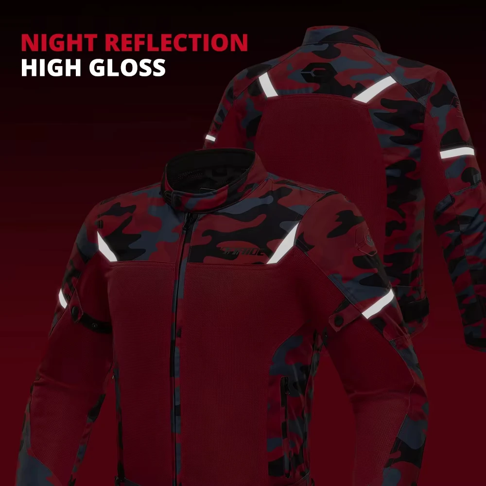 IRONRIDE летняя мотоциклетная куртка для гонок устойчивая к падению раллийная