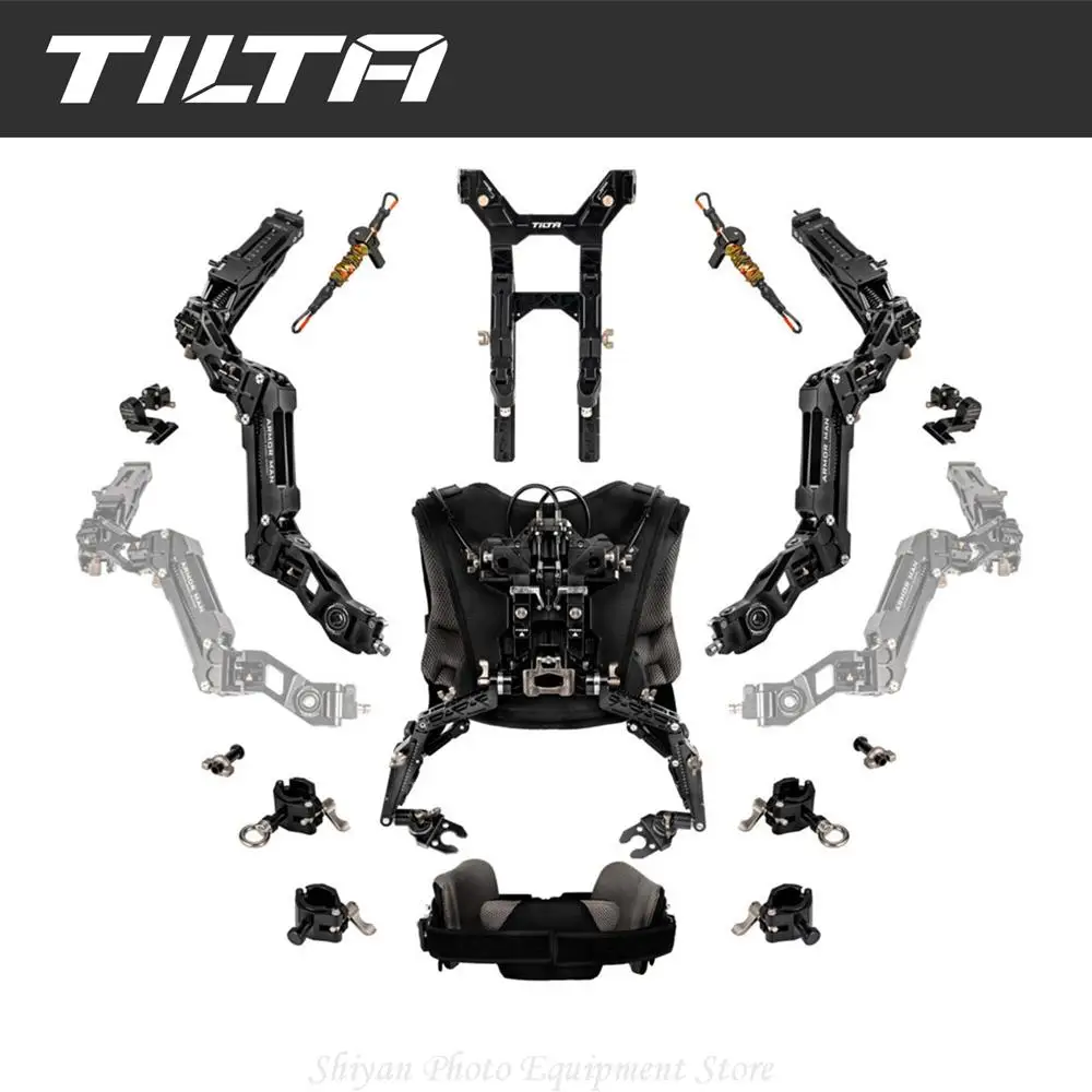 

TILTA MAX ARMOR-MAN 3.0 Gimbal Support System ARM-T03 Steadycam Steadicam 3 Axis Gimbal Stabilizer Hold Vest Arm Case